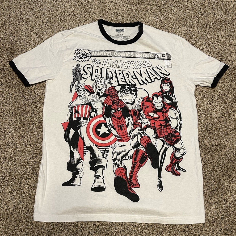 Marvel The Amazing Spider-man Graphic Tee T-Shirt